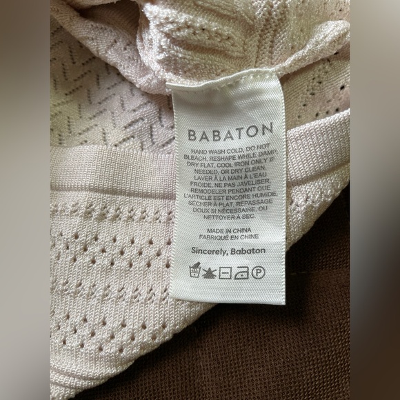 Babaton Pointelle Crop Tank - Picture 8 of 9